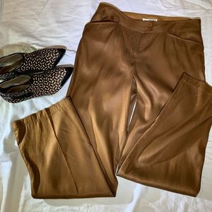 Tommy Bahama Silk 70% NWT brown Pants